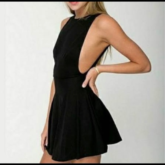 NEW RED American Apparel Ponte Sleeveless Skater Dress - Picture 2 of 13